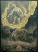 Franz Stassen (German, 1869-1949) Pair Lithographs Two lithographs of illustrations for Wagner's '