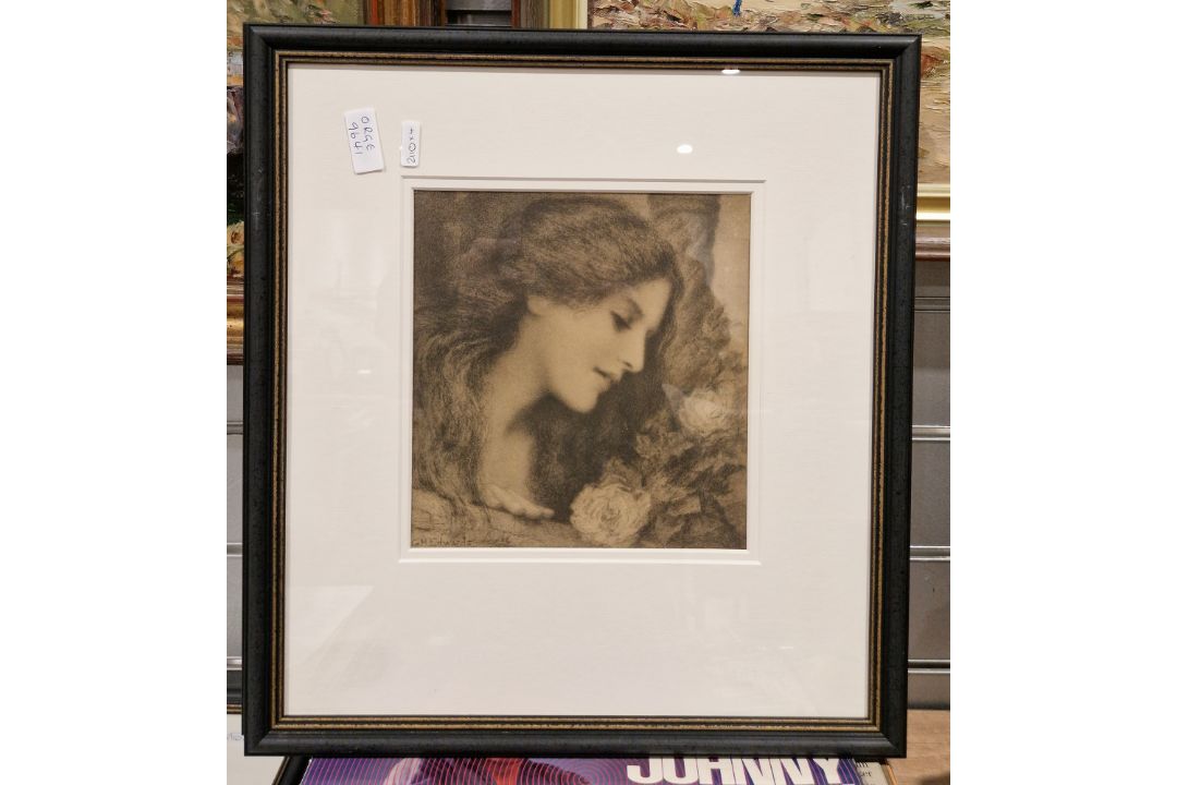 Four prints after George Henry Edwards 'Portia', 'Cleopatra', 'Juliet' and 'Rosalind' (4) - Image 3 of 4