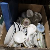 Isle of Wight globe form small flower vase of gilt and coloured swirl decoration, a Wedgwood