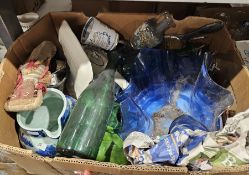 Wedgwood Peter Rabbit childs dish, boxed set of six Cristal D'Arques sherry glasses, a Victoria