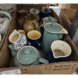 Royal Doulton Burgundy pattern part teaset comprising teapot, teacups, side plates and saucers and