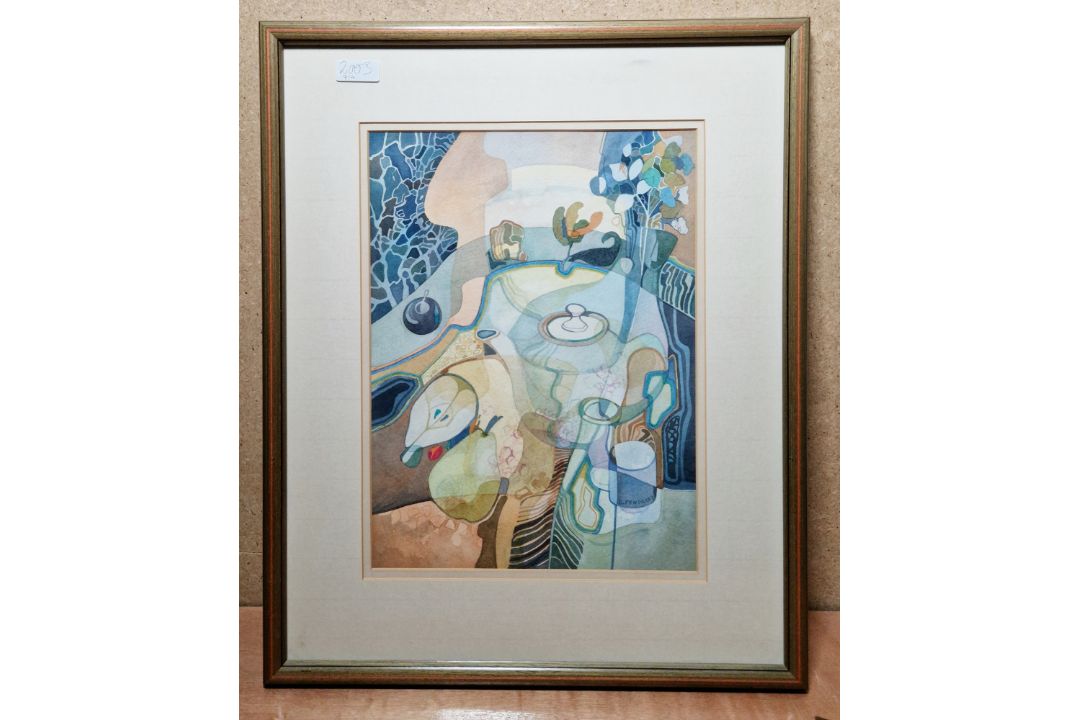 Susan Pendered (British, 1925-2021) Watercolour "Echoes of Yesterday", signed lower right, framed - Image 2 of 4