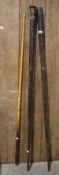 Torino 17oz two-part pool cue and two metal cue cases, one by Burroughes & Watts (3)  Condition