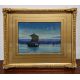 Collection of pictures including landscape scene with man fishing, signed, watercolour of trees by B - Image 1 of 15