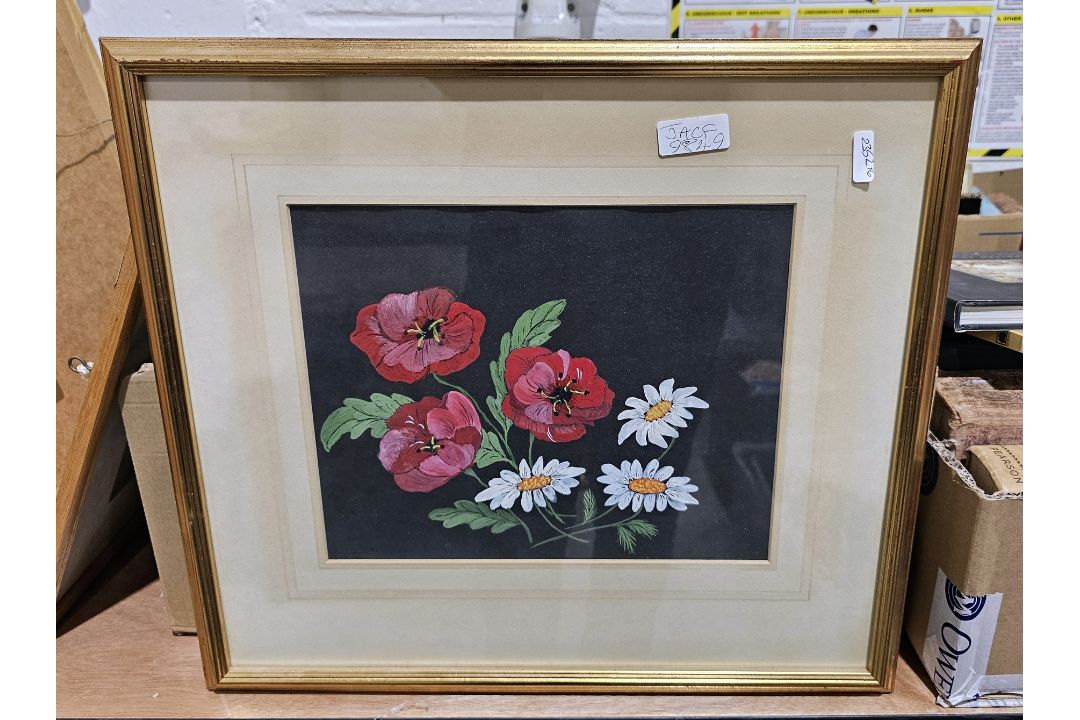 Assorted pictures, including: a highland lake landscape watercolour, unsigned, cottage in garden - Image 7 of 12