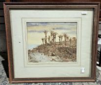 Quantity of pictures including portrait of John Anderson sketched by Bessie M Walker 1905,