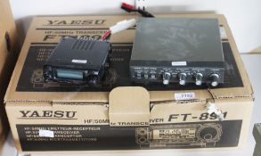 Yaesu FT891 and FT90 transceiver with a Yaesu FRT-7700 tuner (3)