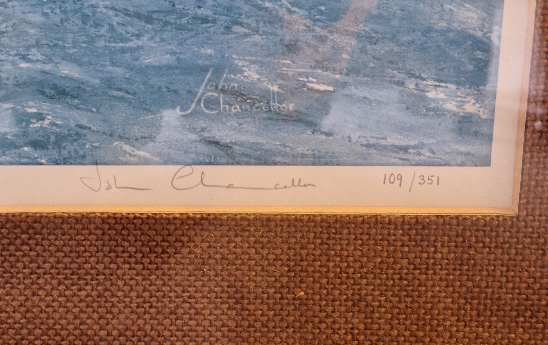 Two John Chancellor prints of ships at sea (2) - Image 3 of 3