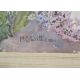 Collection of pictures including landscape scene with man fishing, signed, watercolour of trees by B - Image 15 of 15