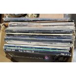 Approximately 40 rock/soft metal vinyl LPs including Rainbow, Long Live Rock 'n' Roll, Saxon, Status
