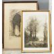 Collection of framed prints including a beamed house after Cecil Aldin, two hunting prints signed in - Image 3 of 6