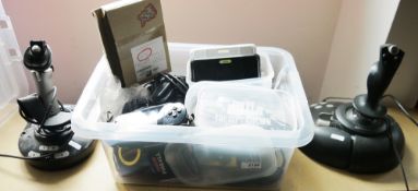 Quantity of video gaming items to include two Nintendo DS's (one in silver, the over black), several