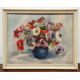 M Chapman, oil on board, study of flowers Gill Evans, limited edition print, "Border Terrier", - Image 1 of 2