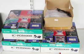 Four ICOM IC-PCR1000 communications receivers and an Isoterm USB data interface (5)