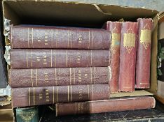 Bound volumes of My Home dated 1929, 1930, 1931, Ladies Pictorial Magazine 1916, modern bindings for