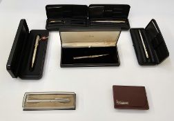 Parker Sonnet engine-turned silver ballpoint pen with British import marks 925, with original