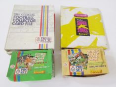 Proset football cards, albums and boxed sets