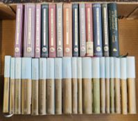 Quantity of Macmillan Collectors Library with pale blue blindstamped front boards, patterned ep, d-