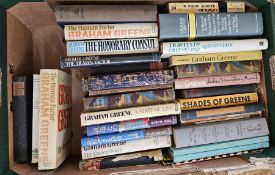 Quantity of volumes mainly by Graham Greene to include first editions of The Human Factor, The