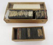 Quantity of glass photographic slides, most being of topographical interest, including the Needles