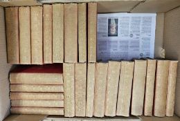 Dickens, Charles Works - Fireside Edition, Chapman & Hall, red cloth, gilt decorations to front