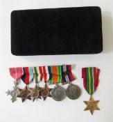 WWII military MBE/mentioned in dispatches medal group of six, military Member of the Order of the