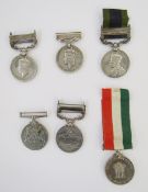 George V India general service medal with north west frontier 1930-31 clasp named to 
