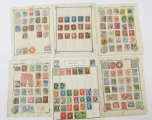 GB stamps: Small accumulation of QV-KGVI mint and used on page, in packets and in partial KGV Silver