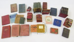 Quantity of small 16mo and miniature books to include Spons Engineers Tables, Shakespeare, set of