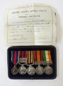 Victorian medal group to Jameson Raider, India general service medal with Burma 1889-92 and Burma