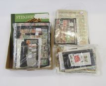 European stamps: Mint & used accumulation 1860s on including Denmark album with issues of that