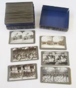 Stereoscope cards from the Great War Official series by Realistic Travels, all annotated including