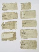 Commercial Bank notes (11) of the following denominations: (5) five pounds five shillings, (6) one