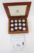 Royal Mint silver proof golden jubilee collection, comprising of 24 coins, collection number 2646,