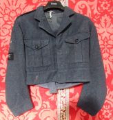 RAF Senior Aircraftman blue serge no. 2 home dress N.P. (battledress) blouse by L. Harris (