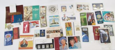 A large box of brilliant uncirculated coins to include the £2 (4 coins) Commonweath Games, including