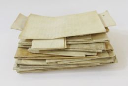 Collection of vellum deeds and indentures, mainly relating to Gloucester, i.e. title deeds from