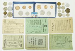 Collection of coins including two sets of Britains First decimal coins, mainly British coins