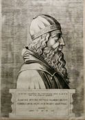 Enea Vico (1523-1567) Engraving  Aristotle from 
