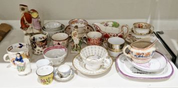 Collection of English, Chinese and Continental pottery and porcelain, comprising two Chinese