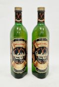 Two bottles Glenfiddich pure malt scotch whisky, 8yo, distilled and bottled only at the