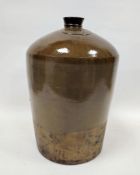 19th century large chemist's shop stoneware flagon, raised mark for John Hurst, Chemist, Louth ‘,