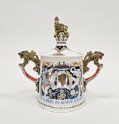 Dame Laura Knight (1877-1970), designed for Wedgwood, a bone china two-handled loving cup and