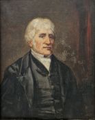 Early 19th century school Oil on canvas Portrait of Rev. Charles Wickstead Ethelston of Uplyme