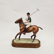 Royal Worcester equestrian figure of H.R.H. The Duke of Edinburgh, on a polo pony modelled by