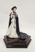 Royal Worcester limited edition figure of H.M. Queen Elizabeth II, from Queens Regnant of England,