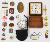 Collection of enamel badges including Poppy Appeal related including an Honorary Organiser badge,