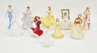 Collection of Royal Doulton bone china figures of ladies including: Pretty Ladies Summer HN5322,