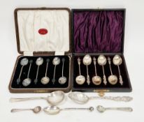 Cased set of Victorian silver apostle spoons, Birmingham 1894, S Blanckensee & Sons Ltd, a cased set