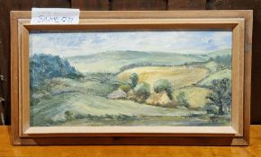 Quantity of pictures and prints, including a watercolour of Lamorna Cove signed TH Victor, a